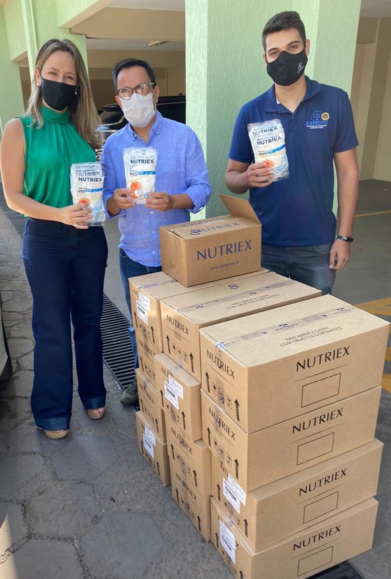 Hospital Estadual de Doenças Tropicais recebe doação de mais de 2 mil máscaras N-95