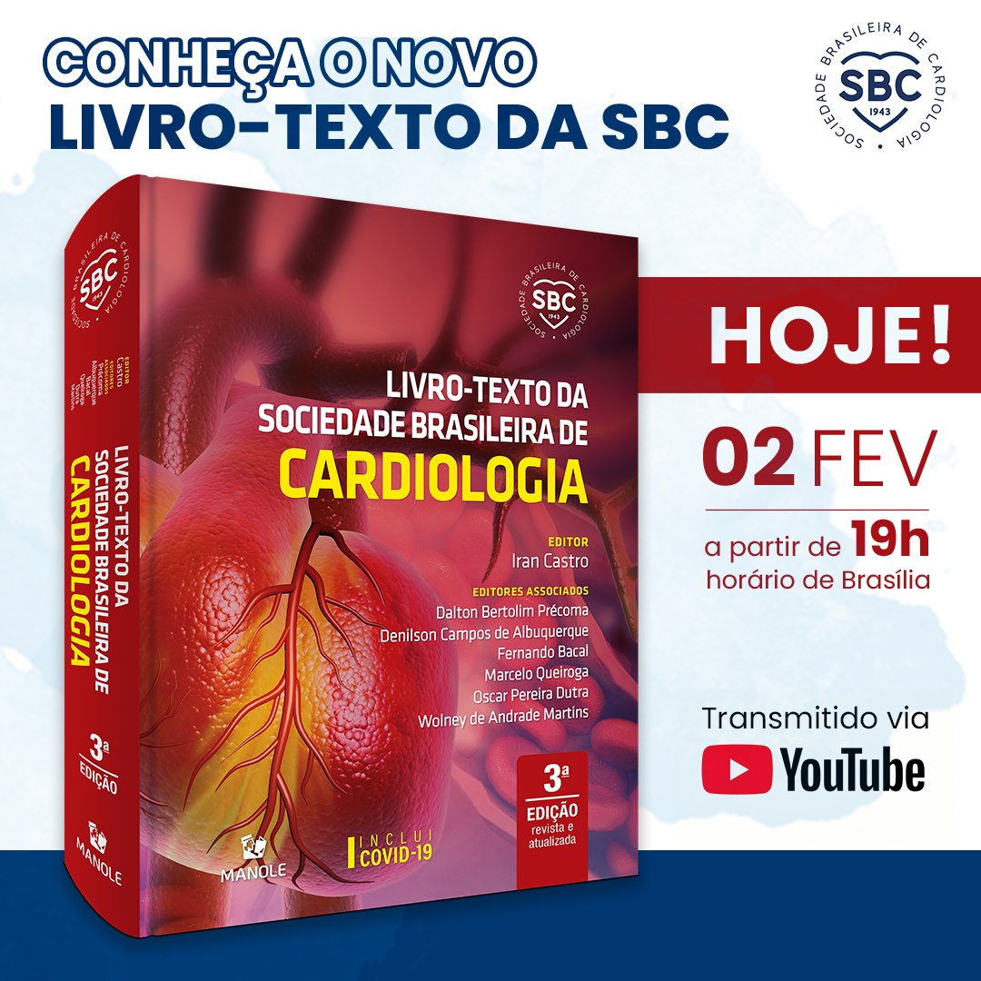 Sociedade Brasileira de Cardiologia lança nova edição de seu livro-texto