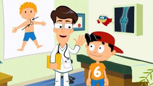 Médico faz curativos com desenhos animados para animar as crianças -  Revista Crescer