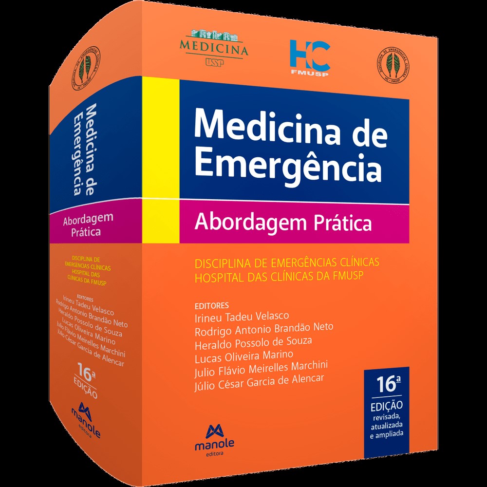 Manole disponibiliza nova edição de Medicina de Emergência – Abordagem prática