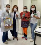 Equipe do NHE aborda colaboradoras da Gerência de Enfermagem
