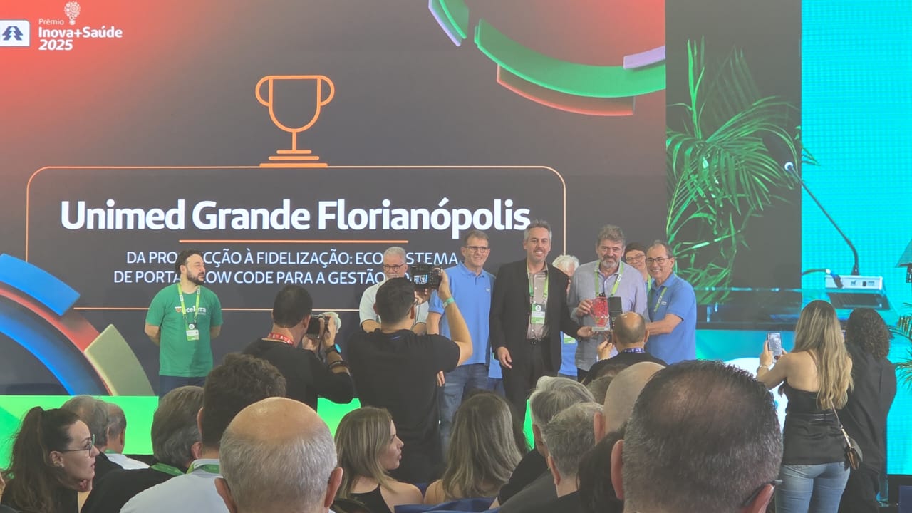 Unimed Grande Florianópolis vence Prêmio Inova+Saúde com HUB de agendamentos
